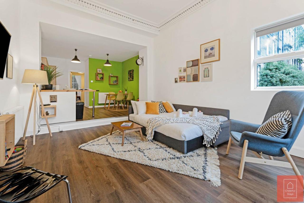 Cheerful Stays: Spacious Flat In Vibrant Leith Edinburgh Luaran gambar